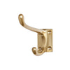 Hat & coat hook - brass
